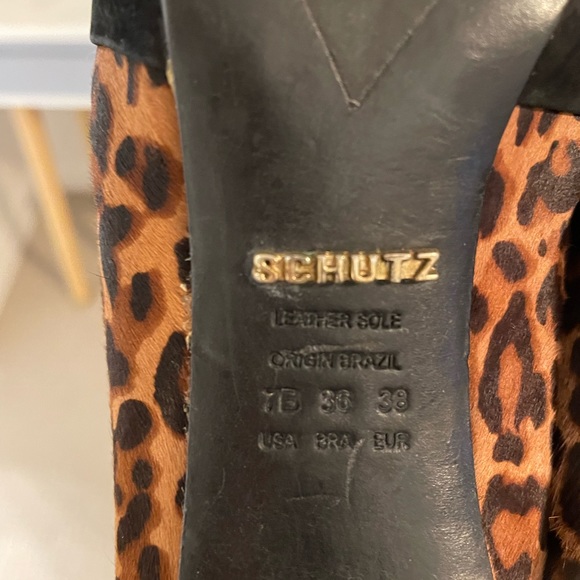 Peep toes animal pring - very good condition - schutz - Picture 7 of 7